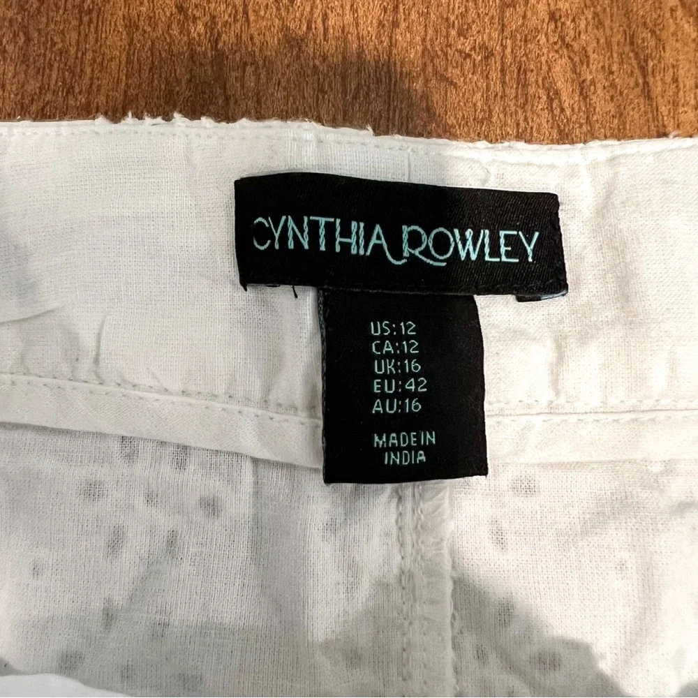 NWT Cynthia Rowley Eyelet Shorts - Picture 4 of 6